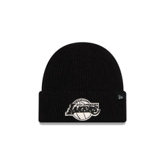 Los Angeles Lakers Woolen Black Short Cuff Knit Beanie Hat