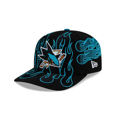 Nice Kicks x San Jose Sharks Y2K Flames 9FIFTY Original Fit Snapback Hat
