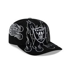 Nice Kicks x Las Vegas Raiders Y2K Flames 9FIFTY Original Fit Snapback Hat