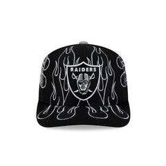 Nice Kicks x Las Vegas Raiders Y2K Flames 9FIFTY Original Fit Snapback Hat