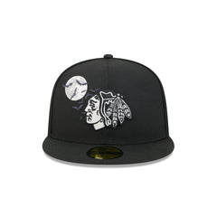Chicago Blackhawks Glow-in-the-Dark Bats 59FIFTY Fitted Hat