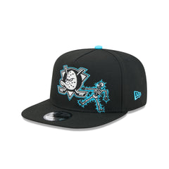 Anaheim Ducks Electric Shock Skeleton 9FIFTY A-Frame Snapback Hat