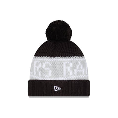 Las Vegas Raiders 2026 Sideline Cold Weather Women's Pom Knit Hat