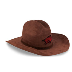 Arkansas Razorbacks Brown Cowboy Hat