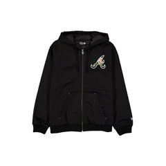 Atlanta Braves Camo Logo Black Full-Zip Jacket