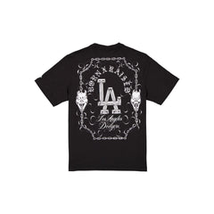 Born x Raised x Los Angeles Dodgers Masks Black T-Shirt