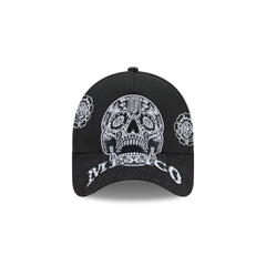 Mexico Baseball Day of the Dead Skull 9FORTY A-Frame Snapback Hat