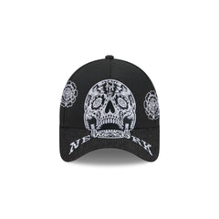 New York Mets Day of the Dead Skull 9FORTY A-Frame Snapback Hat
