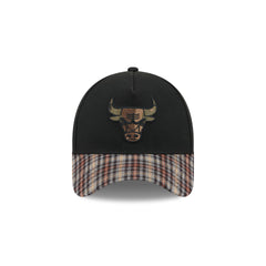 Chicago Bulls Fall Plaid Visor 59FORTY A-Frame Fitted Hat