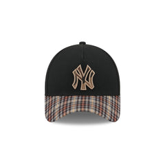 New York Yankees Fall Plaid Visor 59FORTY A-Frame Fitted Hat