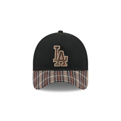 Los Angeles Dodgers Fall Plaid Visor 59FORTY A-Frame Fitted Hat