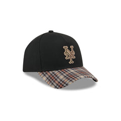 New York Mets Fall Plaid Visor 59FORTY A-Frame Fitted Hat