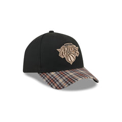 New York Knicks Fall Plaid Visor 59FORTY A-Frame Fitted Hat