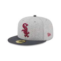 Chicago White Sox Gray Herringbone 59FIFTY Fitted Hat