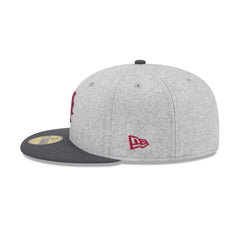 New York Mets Gray Herringbone 59FIFTY Fitted Hat
