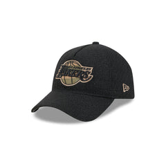 Los Angeles Lakers Camo Logo Boucle 9FORTY A-Frame Unstructured Snapback Hat