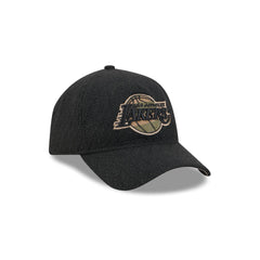 Los Angeles Lakers Camo Logo Boucle 9FORTY A-Frame Unstructured Snapback Hat