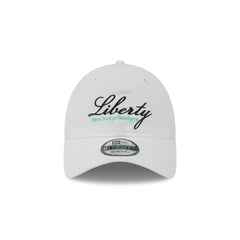 New York or Nowhere x New York Liberty Script White 9TWENTY Adjustable Hat