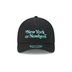 New York or Nowhere x New York Liberty Black 9FORTY M-Crown A-Frame Snapback Hat
