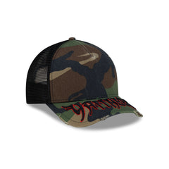 New York Yankees Camo Gothic Visor 9FORTY M-Crown A-Frame Trucker Hat