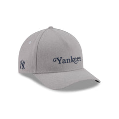 New York or Nowhere x New York Yankees Gray 9FORTY M-Crown A-Frame Snapback Hat