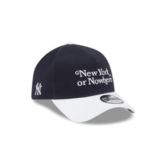 New York or Nowhere x New York Yankees Navy Two Tone 9FORTY A-Frame Snapback Hat
