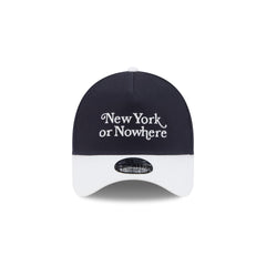 New York or Nowhere x New York Yankees Navy Two Tone 9FORTY A-Frame Snapback Hat