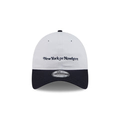 New York or Nowhere x New York Yankees White Two Tone 9TWENTY Adjustable Hat