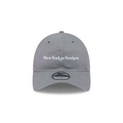 New York or Nowhere x New York Yankees Light Gray Script 9TWENTY Adjustable Hat