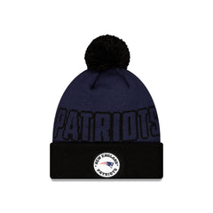 New England Patriots 2026 International Games Pom Knit Hat