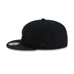 Los Angeles Kings Black on Black 59FIFTY Fitted Hat