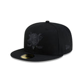 Anaheim Ducks Black on Black 59FIFTY Fitted Hat