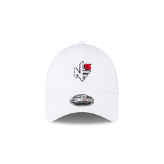 New Era Golf White 9FORTY Stretch-Snap Hat