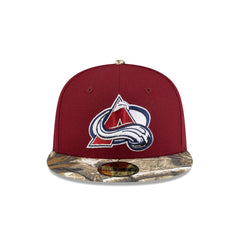 Colorado Avalanche Realtree Visor 59FIFTY Fitted Hat