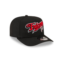 Born x Raised x Atlanta Falcons Script Black 9FIFTY A-Frame Snapback Hat