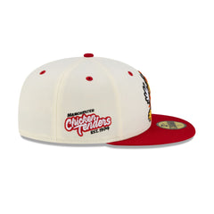 New Hampshire Fisher Cats Chrome Food Pack 59FIFTY Fitted Hat