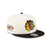 Chicago Blackhawks 100th Anniversary Chrome Corduroy 9FIFTY Snapback Hat