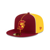 Just Caps College Pinwheel USC Trojans 59FIFTY Fitted Hat