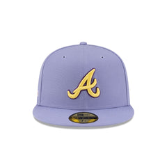 Atlanta Braves Lavender Spring 59FIFTY Fitted Hat