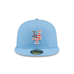 New York Mets Red, White & Blue 59FIFTY Fitted Hat