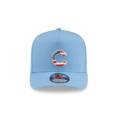 Chicago Cubs Red, White & Blue 9FIFTY A-Frame Snapback Hat