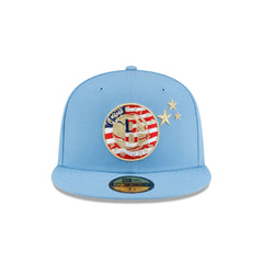 Brooklyn Nets Red, White & Blue 59FIFTY Fitted Hat