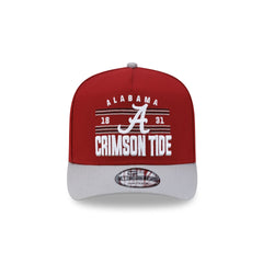 Alabama Crimson Tide College Stripe 9FIFTY A-Frame Snapback Hat