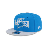 Born x Raised x Detroit Lions Two-Tone 9FIFTY Snapback Hat
