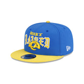 Born x Raised x Los Angeles Rams Two-Tone 9FIFTY Snapback Hat