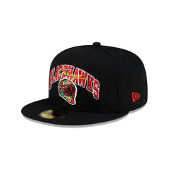 Chicago Blackhawks Arch Mask 59FIFTY Fitted Hat