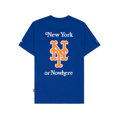 New York or Nowhere x New York Mets Light Royal Logo T-Shirt