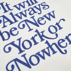 New York or Nowhere x New York Mets Youth Chrome White Motto Hoodie