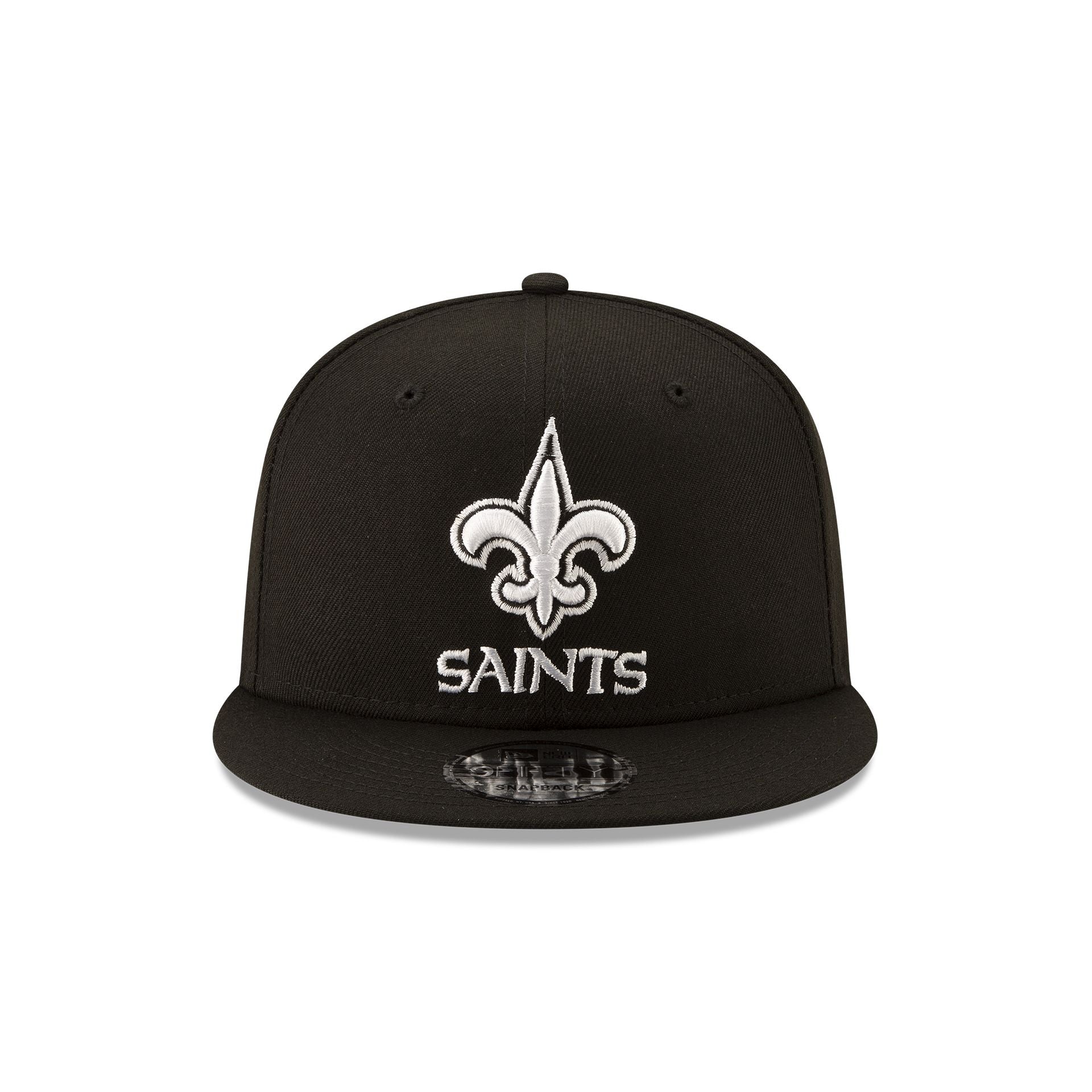 New Orleans Saints Basic Black & White 9FIFTY Snapback Hat