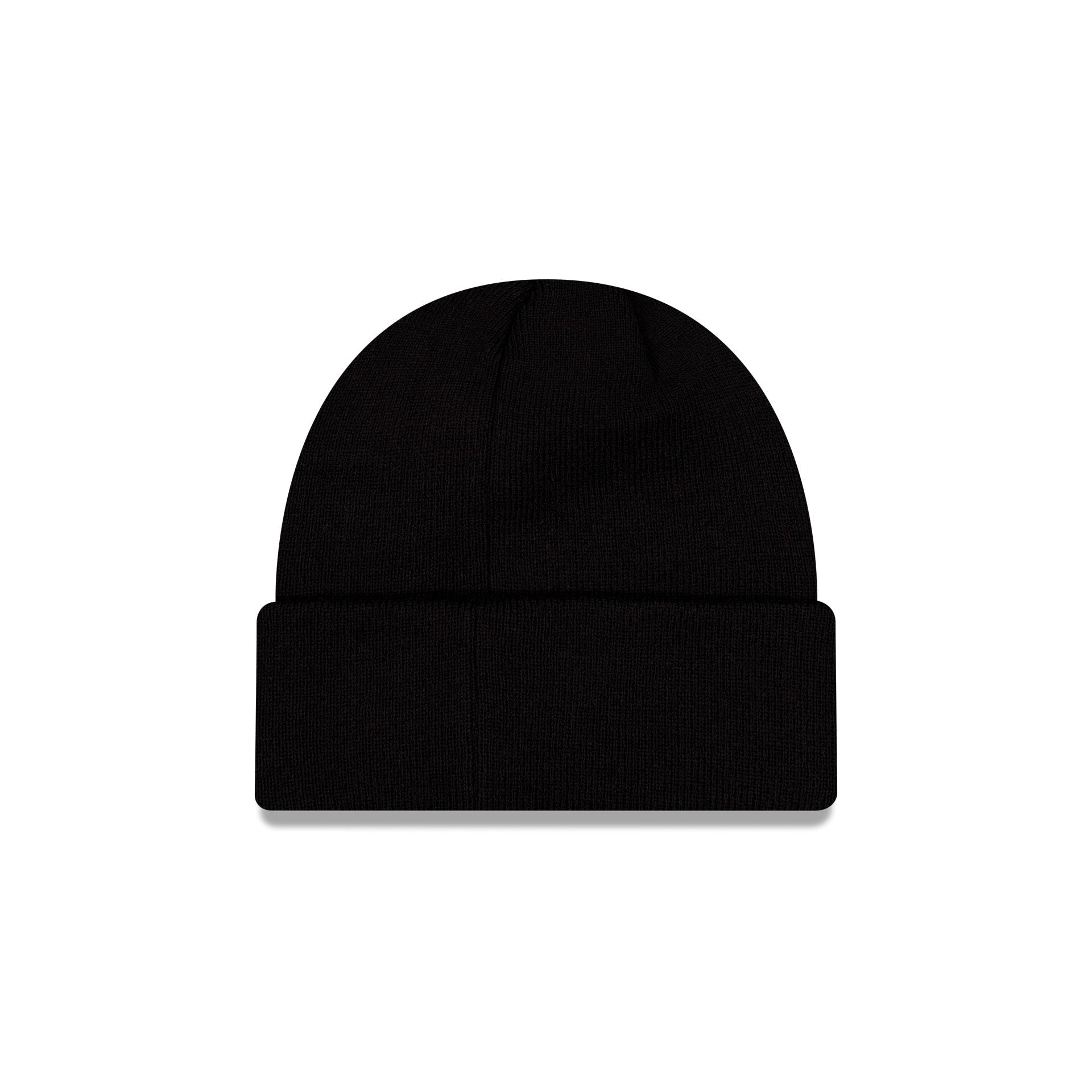New Era Cap All Black Basic Cuff Knit Beanie Hat